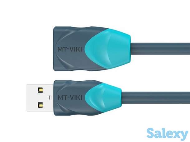 Кабель-удлинитель USB 2.0 папа-мама от фирмы MT-VIKI длина 10 метр, фотография 1