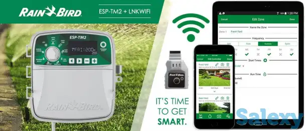 Установка системы авто полива газона, территорий, площадей, полей, теплиц от компании  