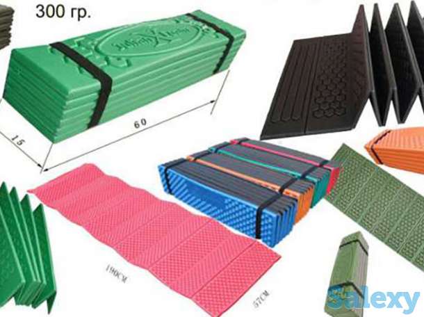 Каремат складной (гармошка). Легкий пенополиуретановый коврик, фотография 1