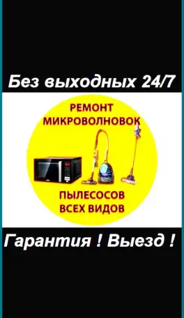 Ремонт Микроволновых печей,пылесосов,обогревателей.Гарантия на выполненые работы., фотография 1