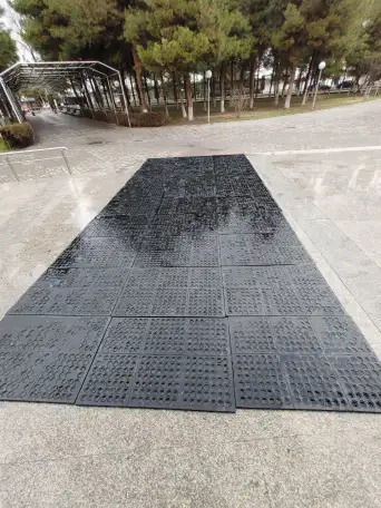 резиновые перфорированные противоскользящие коврики, фотография 13