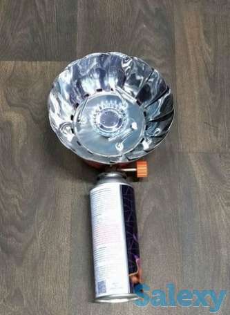 Газовая горелка новая с защитой от ветра, фотография 1