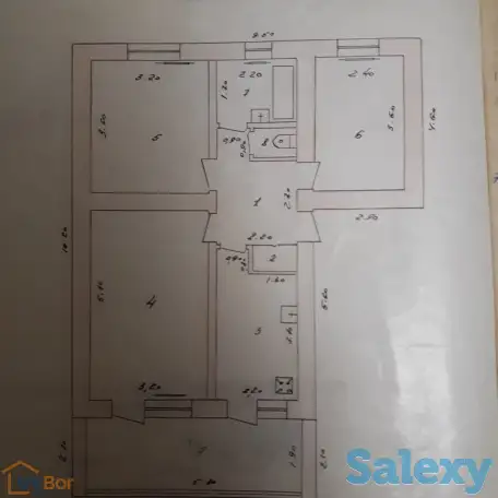 3х Комнатная Своя, 78м2, 1й этаж, серия 77, кирпич, фотография 1
