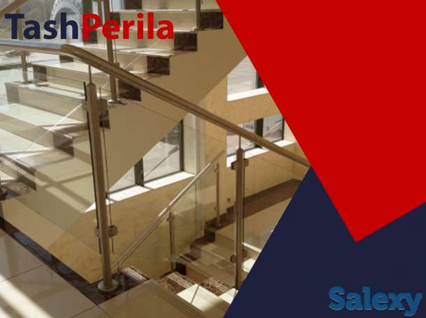 Перила из нержавейки в Ташкенте на заказ лексан навес, фотография 1