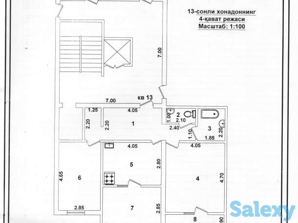 Продаю 2х комнатную квартиру, Алмазарский р-н, Себзор Ц17/18, фотография 1