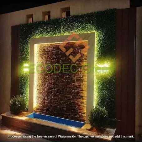 ECODEC GREEN Suniy yashil dekorativ devor Зелёный забор, фотография 2