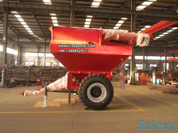 машина транспорта и саморазгрузки для заготовленного зерна или кукурузы зерновая тележка/  Перевозка зерна, фотография 2