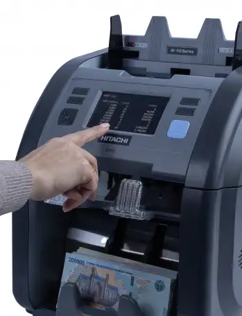 2-карманный сортировщик банктнот HITACHI 110, фотография 8