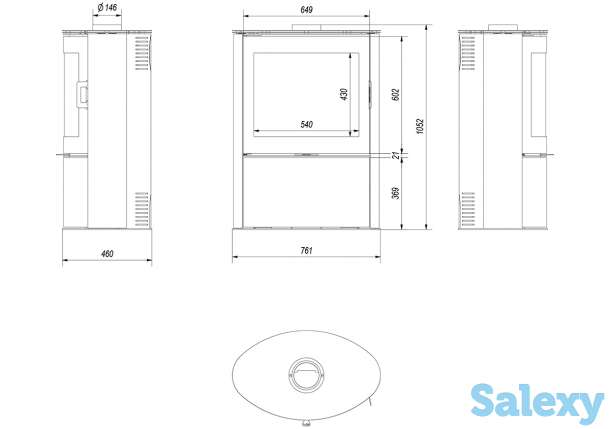 Топка-камин koza ab s 2 kratki в Ташкенте, Узбекистане камин, топка, pech, kamin, ideasvet, фотография 7