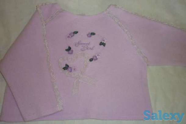 Нарядная флисовая блузка из США (осень-зима) на 12-18 мес, фотография 1