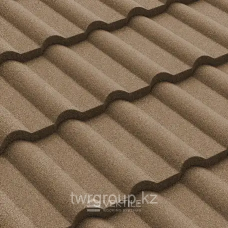 Композитная черепица Vektile, профиль Milano, Coffee, фотография 2