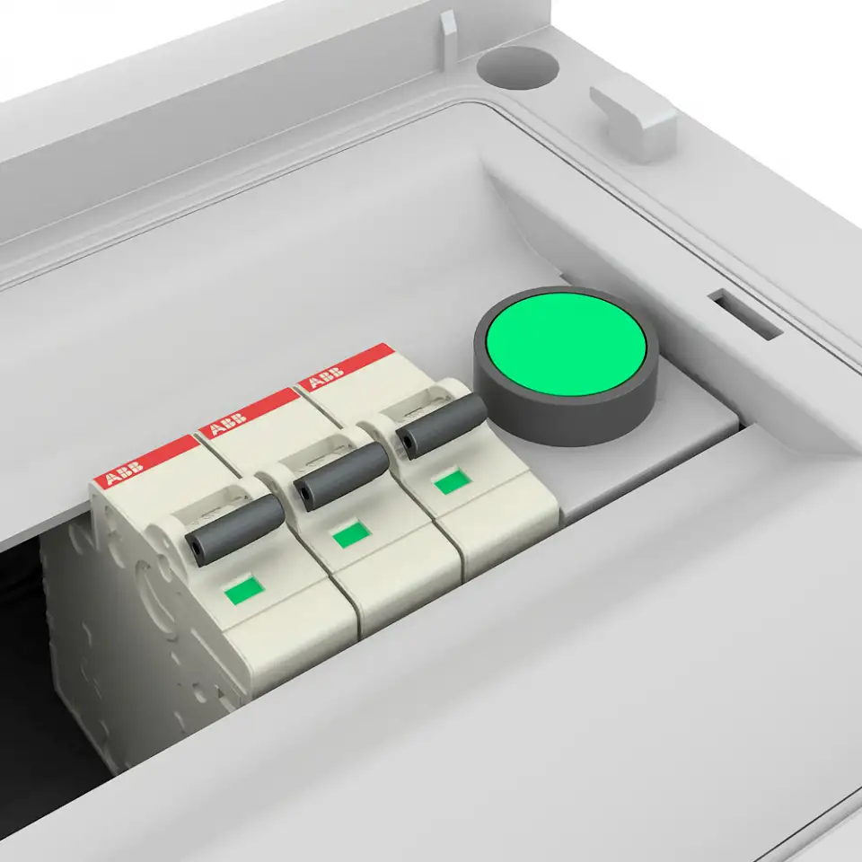 Адаптер для установки кнопки на DIN-рейку щита АК22 WHITE, фотография 2