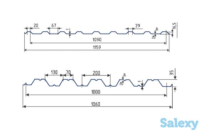 Профнастил оцинкованный и профнастил окрашенный, фотография 1