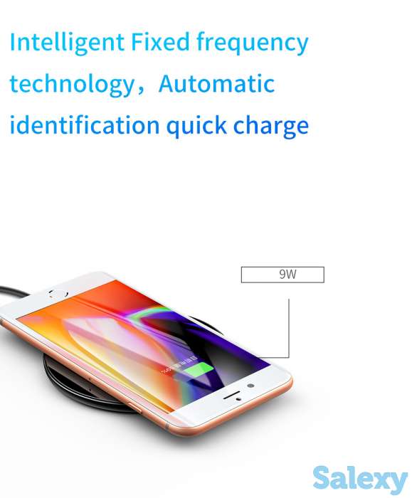 Беспроводное Зарядное устройство для iPhone X/XS Max,samsung S8 S9/S9, фотография 5