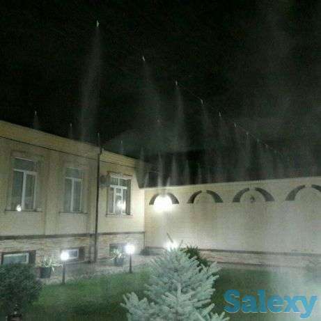 Установка Системы туман образования, системы туманного охлаждения, микроклимат, автополив. Фонтаны, водоснабжение, насос, фотография 1