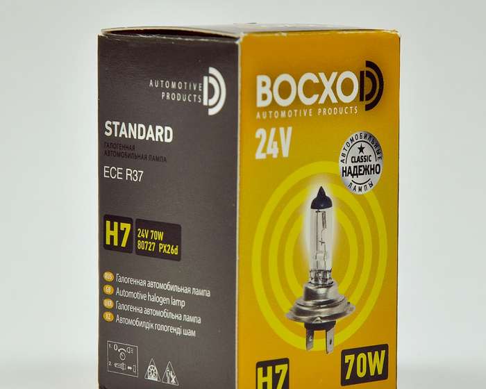 Лампа автомобильная головной свет Н4 STANDARD 60/55W, фотография 2