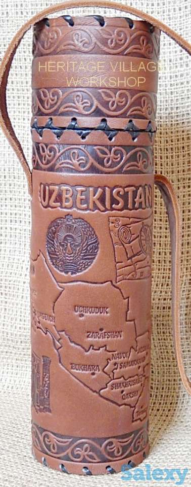 Кожаный тубус ручной работы., фотография 7