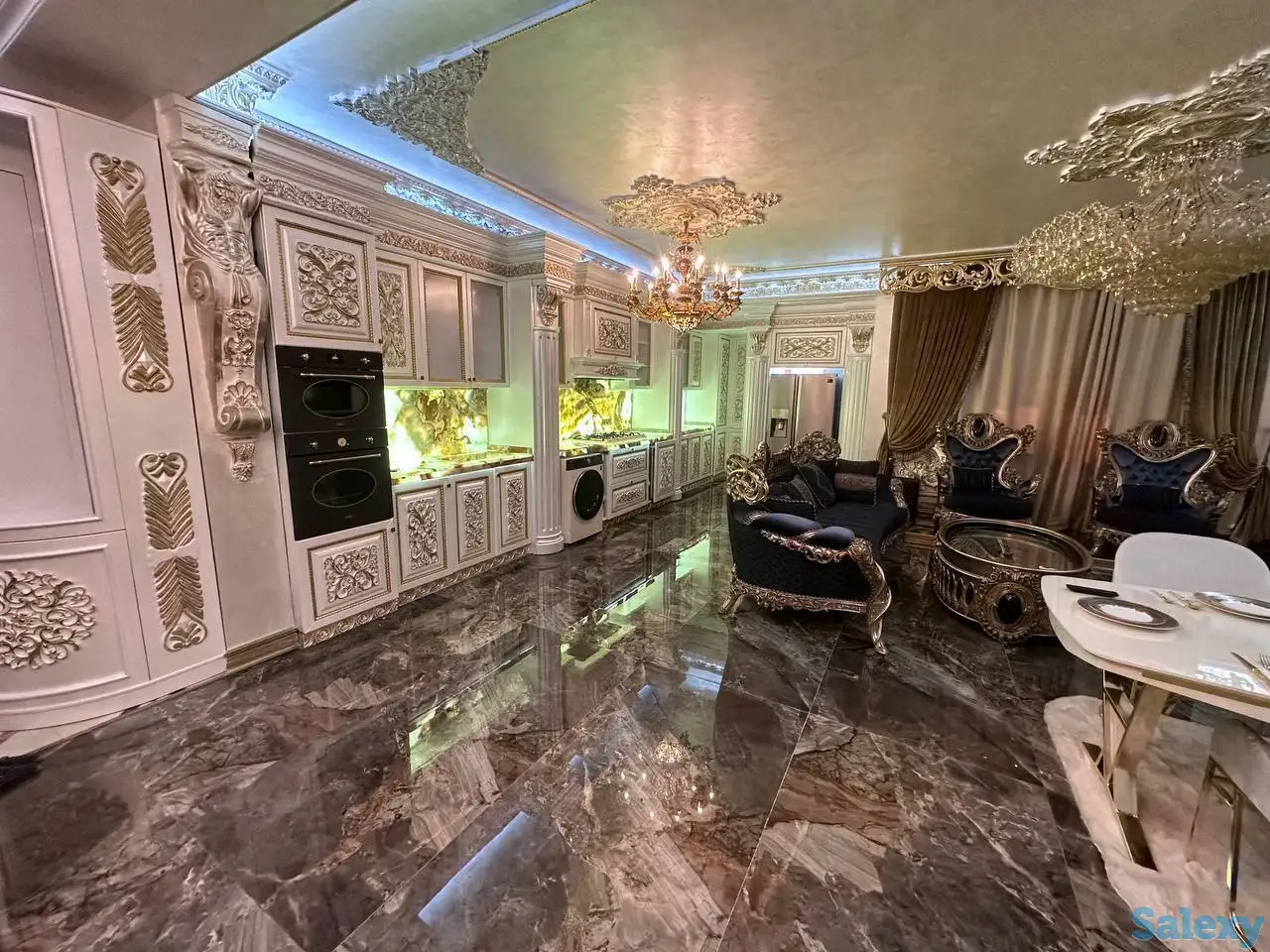 ЖК Parisien,5-комнатная-дуплекс,1/-1/8,176 м²,итальянская мебель, фотография 2