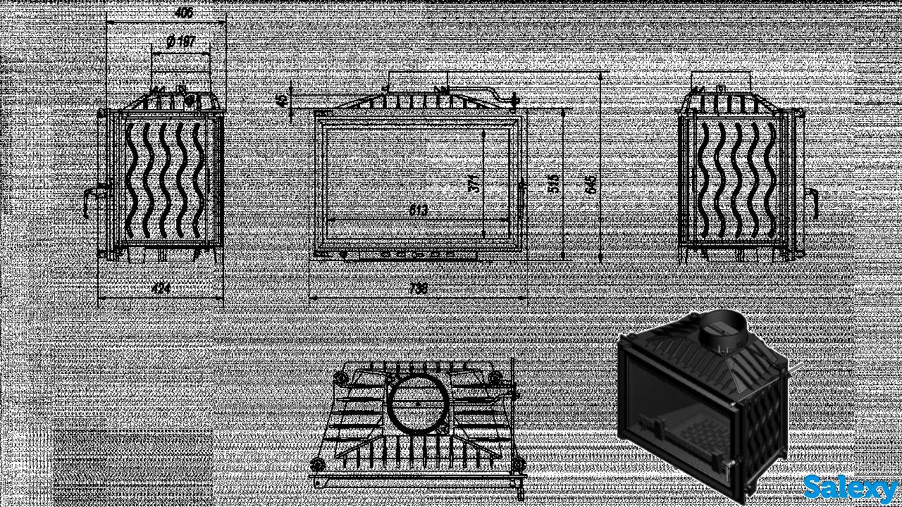 Чугунный камин wiktor на 140 км² в Ташкенте, Узбекистане камин, топка, pech, kamin, ideasvet, фотография 4