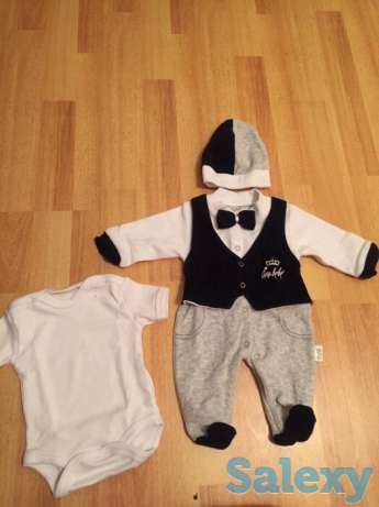 Комплект на выписку смокинг, фотография 1