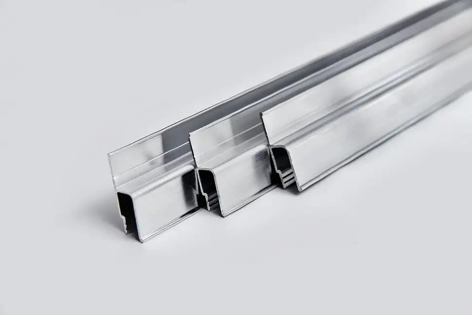 П профиль алюминиевый, Размер 1: 4-266 мм, Размер 2: 2-440 мм, Размер 3: 1,2-60 мм, S 1-10 мм, фотография 1