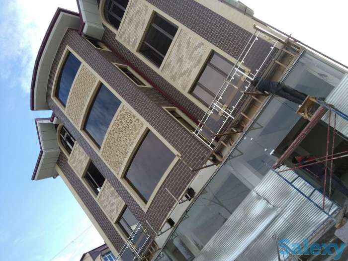 Травертин, фасадные работы, декор, лепка. Все виды фасадных работ, фотография 3