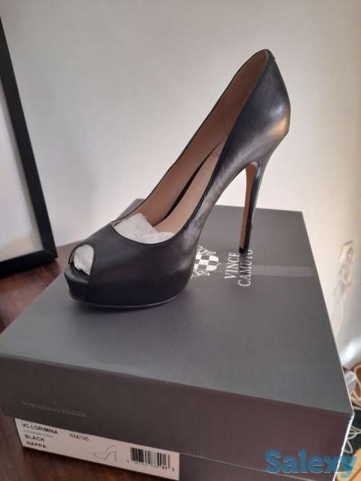 Туфли двух цветов (чёрные и бежевые)см.фото, фотография 1