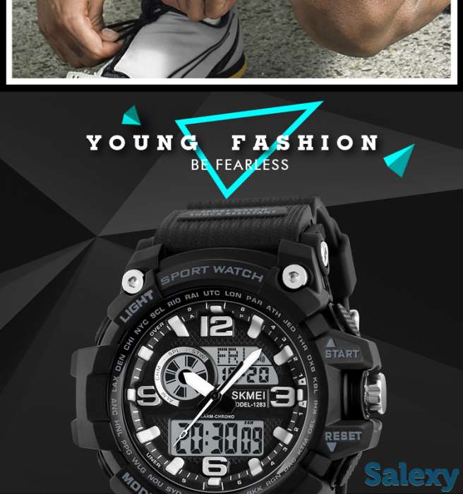 SKMEI Спортивные часы с двойным дисплеем лучший бренд, фотография 3