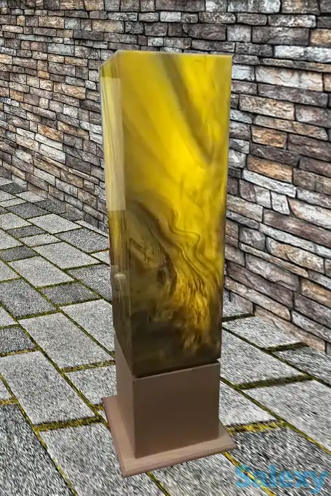 Наполнитель для искусственного светорассеивающего мрамора оникс, фотография 9