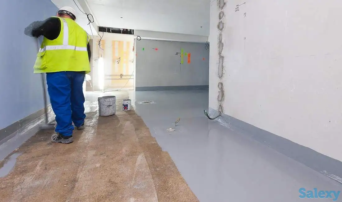 Гидроизоляция. Услуги в Ташкенте по нанесению жидкой гидроизоляции в квартирах, домах и любых помещениях и на любую пове, фотография 1
