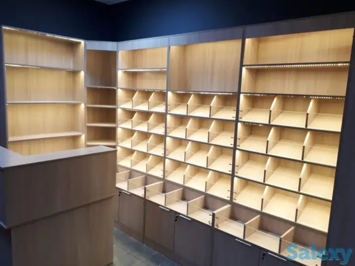 Торговые стеллажи и витрины для магазинов, аптек и торговых точек, фотография 3