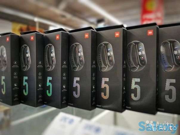 Xiaomi Mi Band 5 запечатанные фитнесс трекеры/браслеты. Оригинал, фотография 4