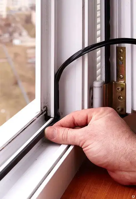 Универсальный уплотнитель для пластиковых окон, дверей. Высокое качество, фотография 2