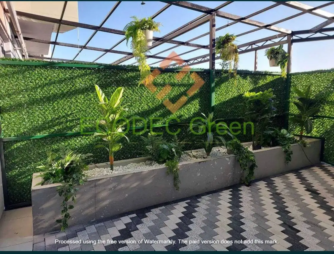 ECODEC GREEN Suniy yashil dekorativ devor Зелёный забор, фотография 4
