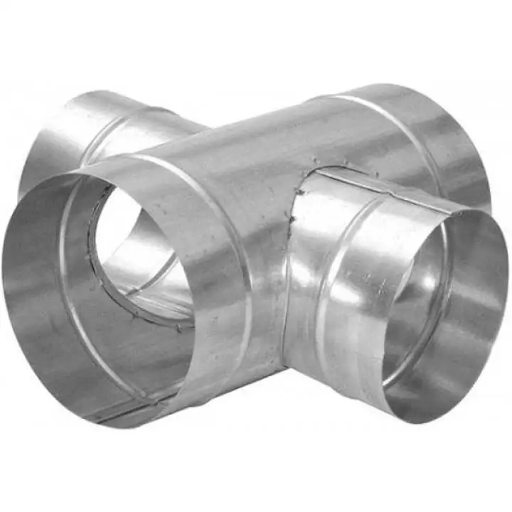 Крестовина воздуховода, Разм.: 250; 315; 200; 160... мм, L: 0,24; 0,16; 0,28; 0,185... м, фотография 1