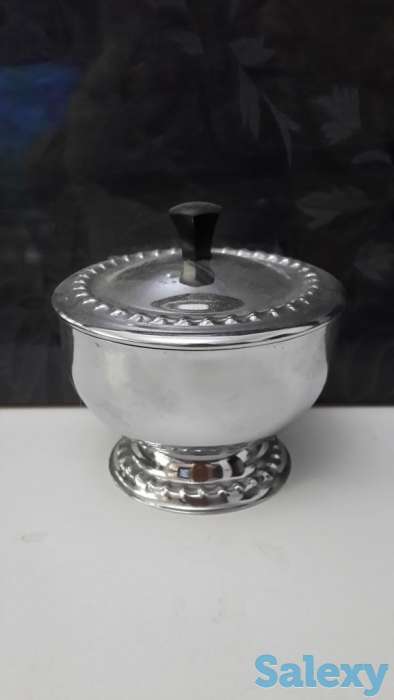 Мельхиоровый чайно-кофейный сервиз СССР., фотография 4