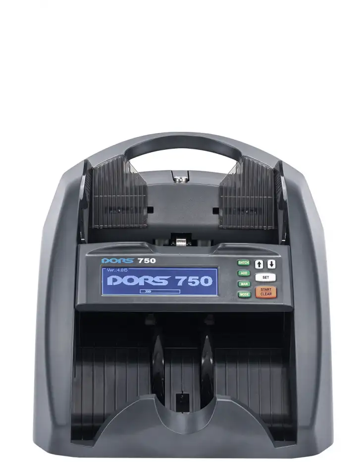 Счетчик банктнот с определением номинала и подлинности банкнот DORS 750, фотография 2