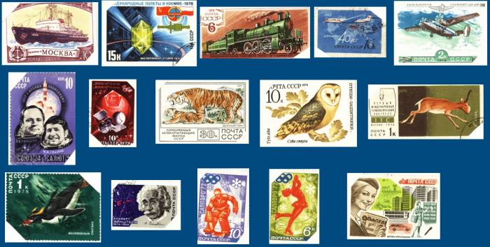 Марки СССР, Кубы, Польши, Чехословакии, Вьетнама, Монголии, фотография 1