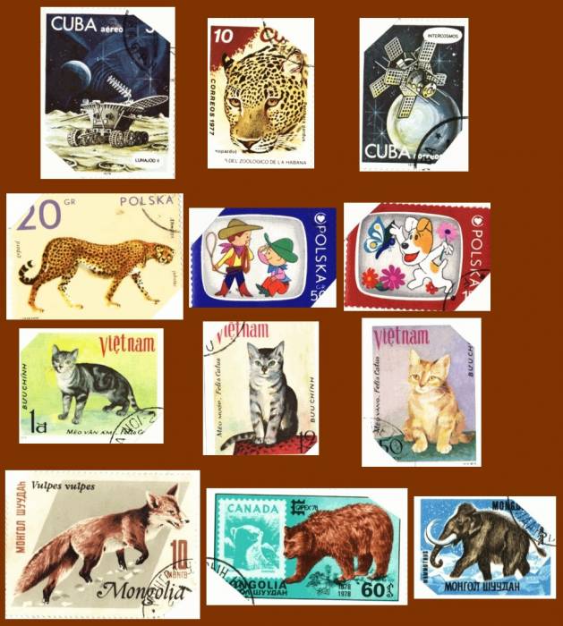 Марки СССР, Кубы, Польши, Чехословакии, Вьетнама, Монголии, фотография 2