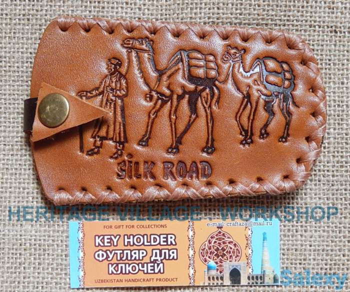 Кожаные футляры для ключей., фотография 4