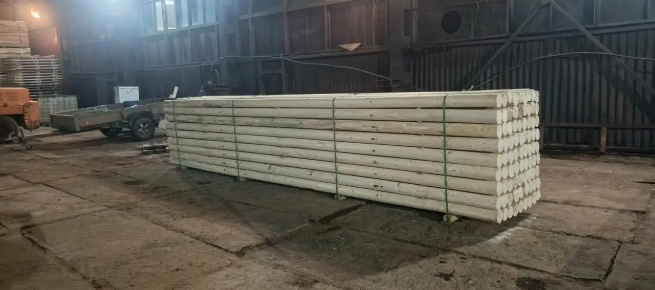 Производитель предлагает оцилиндрованное и окоренное бревно 10-16см без коры., фотография 2