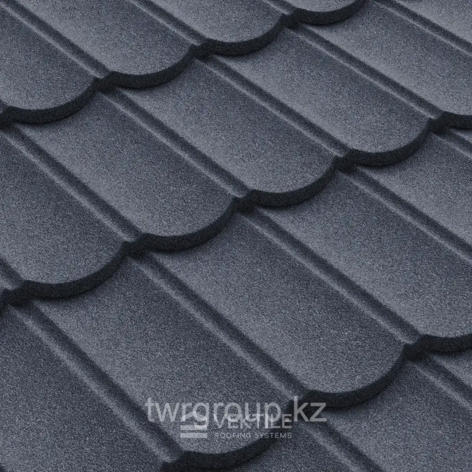 Композитная черепица Vektile, профиль Bond, Charcoal, фотография 3