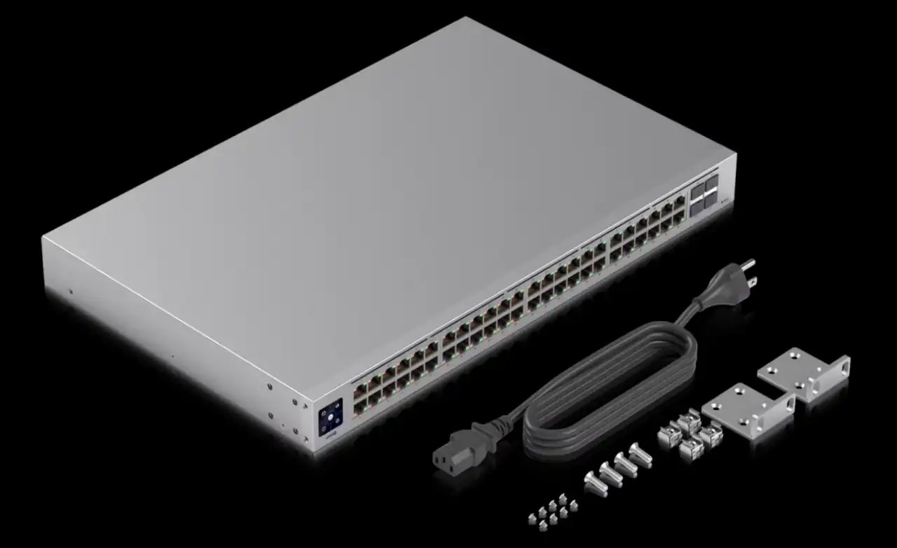 Управляемый коммутатор Ubiquiti UniFi Switch 48 PoE USW-48-POE-EU, фотография 2