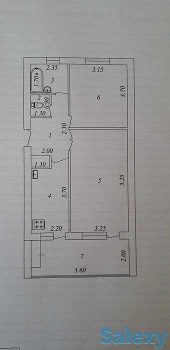 Продаётся-2/2/4-77-серии.Кирпич.Балкон 2х6  санаторий-ТУРОН-, фотография 12