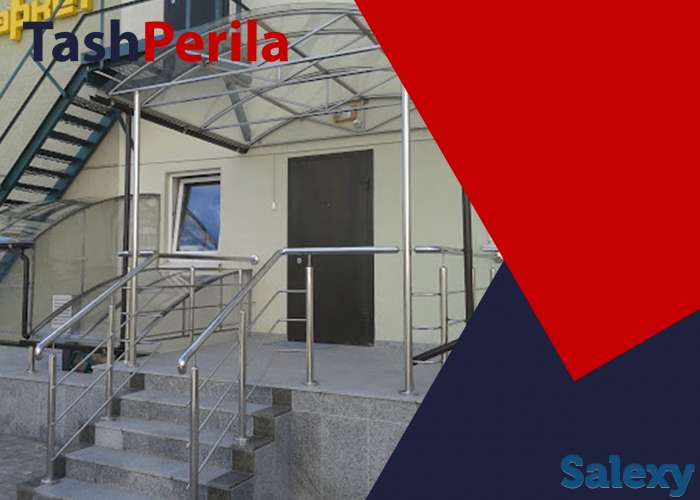 Металлические перила для лестниц на заказ в ташкенте, фотография 13