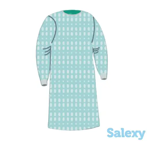 Халаты хирургические с усиленной защитной зоной оптом, фотография 1