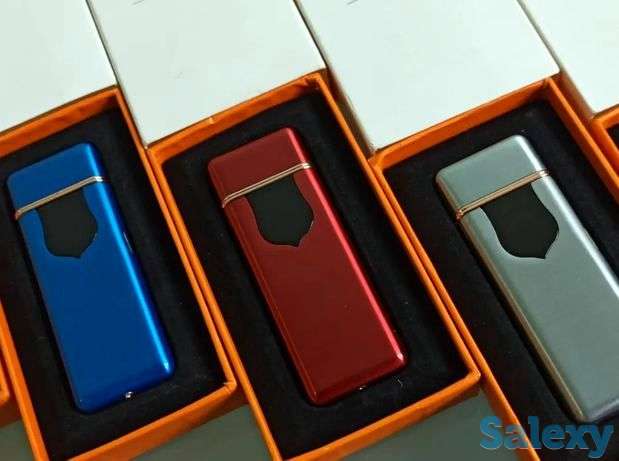 Подарка! Доставка ~ Гарантия! Электронный USB Зажигалка со светодиодом, фотография 1