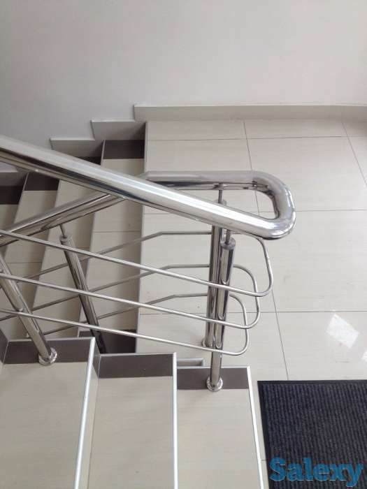 Перила,ограждение для лестниц из нержавеющей стали, фотография 2