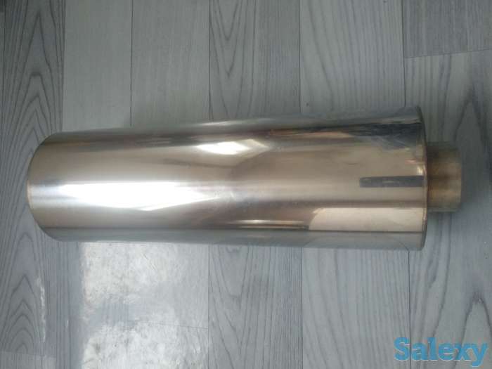 Пламегаситель магистральный (на днище, на место удаленного катализатора), фотография 1