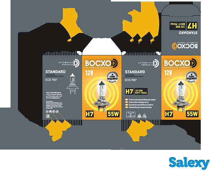 Светодиодная автолалампа ВосхоD 1,2W 12V 0,3W PREMIUM свет белый, фотография 8